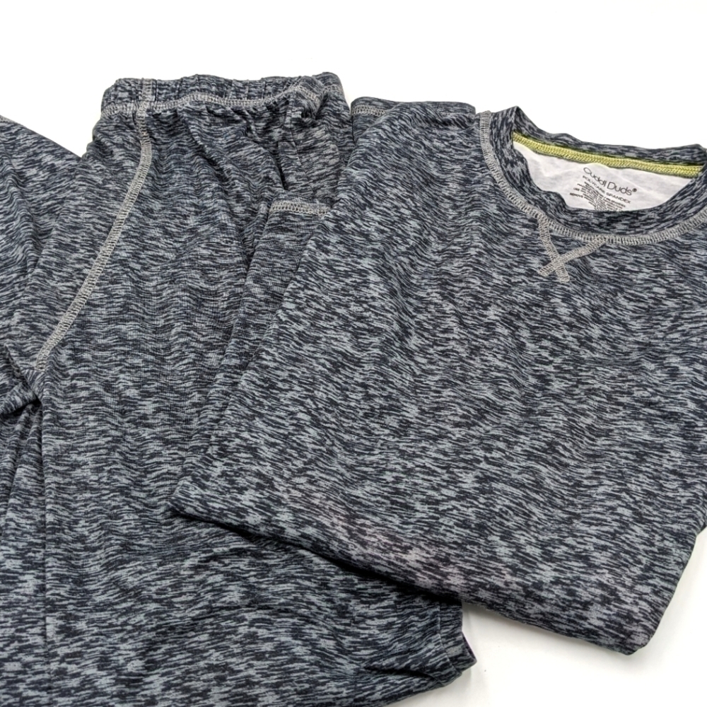 Cuddl Duds Lounge Long John Set XL